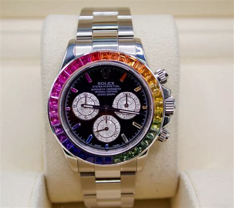 rolex daytona rainbow replica india|rolex rainbow bezel.